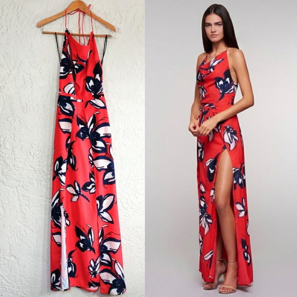 Stylestalker Dresses & Skirts - STYLESTALKER Harley Maxi Dress in Red Floral